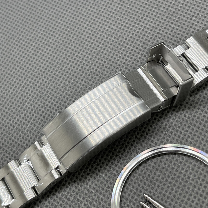 Peças de relógio ar fábrica 904l pulseira aço caso conjunto limpo dial mão 116610 sub para 3135 movimento 40mm