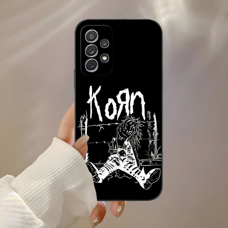 Korn Heavy Jonathan Davis Phone Case For Samsung Galaxy A54 A34 A52 A21 A53 A31 A32 A23 A50 A33 A20 A13 A22 A73 A40 A14 Cover