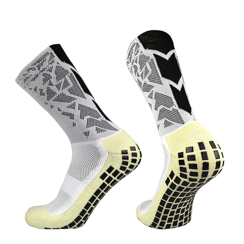 Calcetines deportivos de algodón para hombre y mujer, medias transpirables de silicona antideslizantes para ciclismo, fútbol, baloncesto, correr, 2022