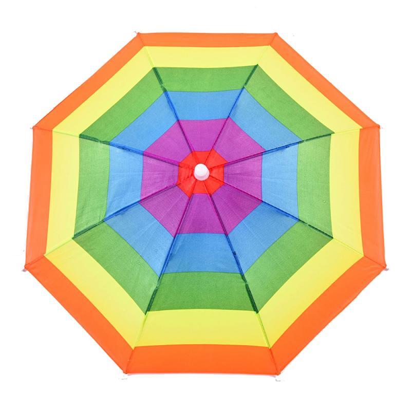 2022 ombrello da pioggia portatile cappello pieghevole da esterno parasole antipioggia campeggio pesca copricapo berretto da spiaggia cappelli escursionismo caccia