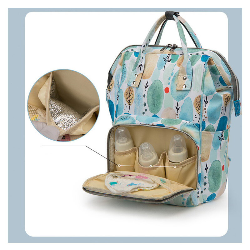 엄마 기저귀 가방 배낭, 엄마 대용량 여행 기저귀 가방, 엄마와 아기를 위한 다기능 방수 출산 가방