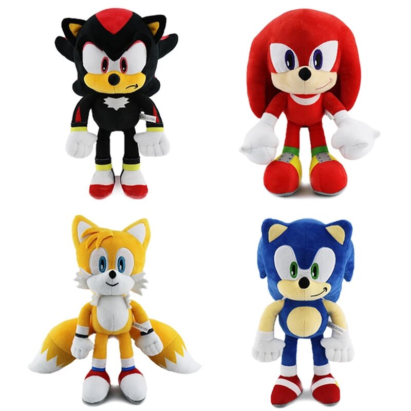 Nuovo 30cm animale Amy Rose Knuckles the Echidna Shadow the Hedgehog Kawaii farcito peluche bambola Cartoon Toys bambini regali di compleanno