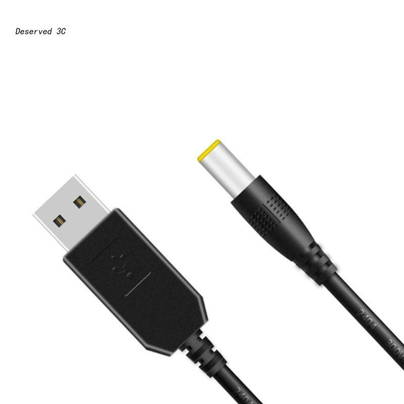 R9CB USB 5V ~ 5.5mm x 2.1mm 9V12V 충전 케이블, 전원 코드 플러그 커넥터 어댑터