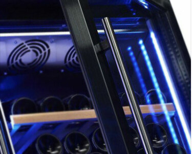 Frigorifero per vino completo in acciaio inossidabile 304 personalizzazione del frigorifero per vino