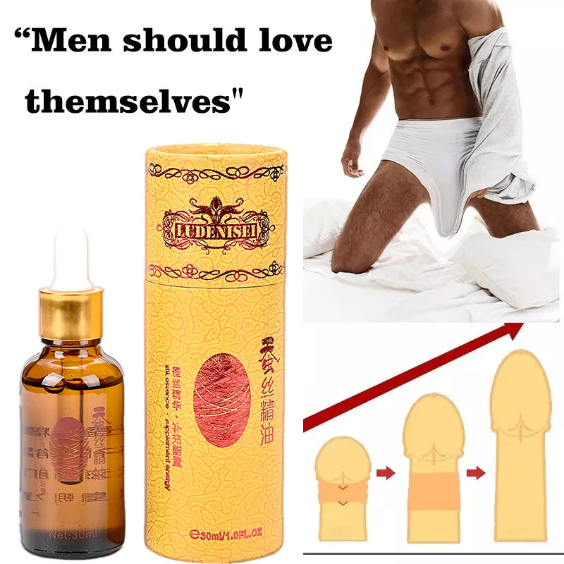 Masaje para agrandar el pene, aceite líquido para agrandar la erección del pene, mejora la salud de los hombres