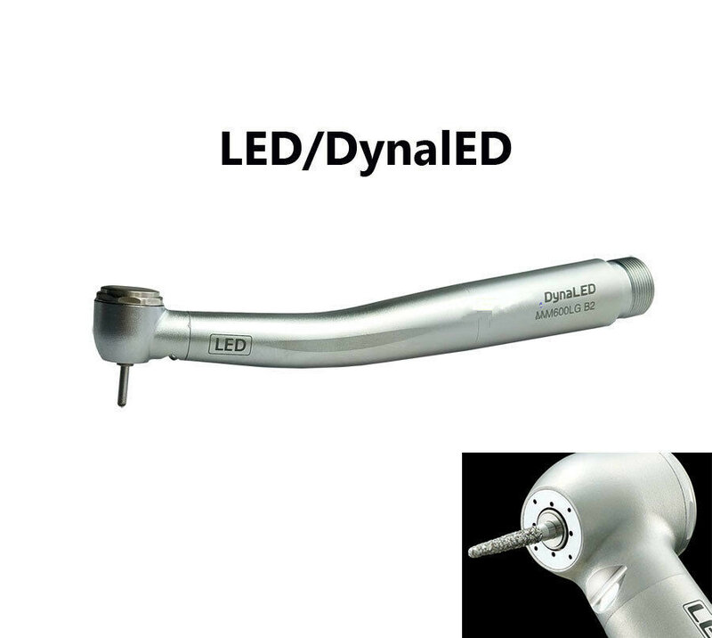 Manipolo LED dentale integrare e-generatore cuscinetto ceramico ad alta velocità pulsante testa Standard 4 spruzzo d'acqua B2 M4 autoclavabile