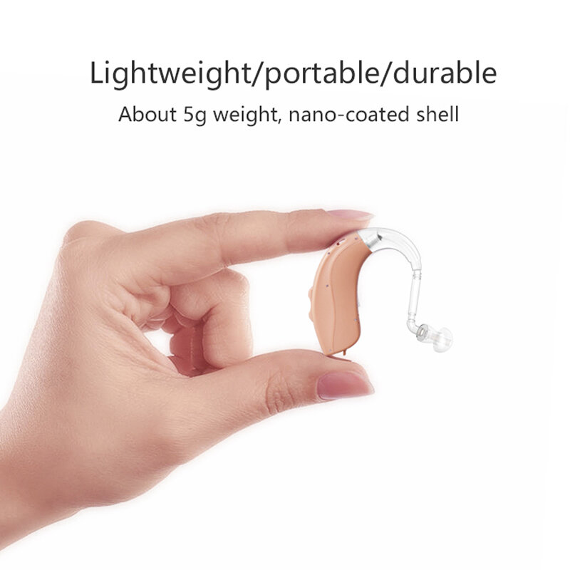 Невидимые слуховые аппараты для глухих цифровых мини-планшетов Регулируемая фотолампа для слухового усилителя звука для пожилых людей