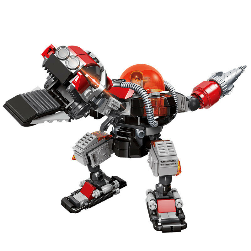New Children's Building Blocks Toy War Dinosaur Mecha Compatible with Small Particle Toys Birthday Gift