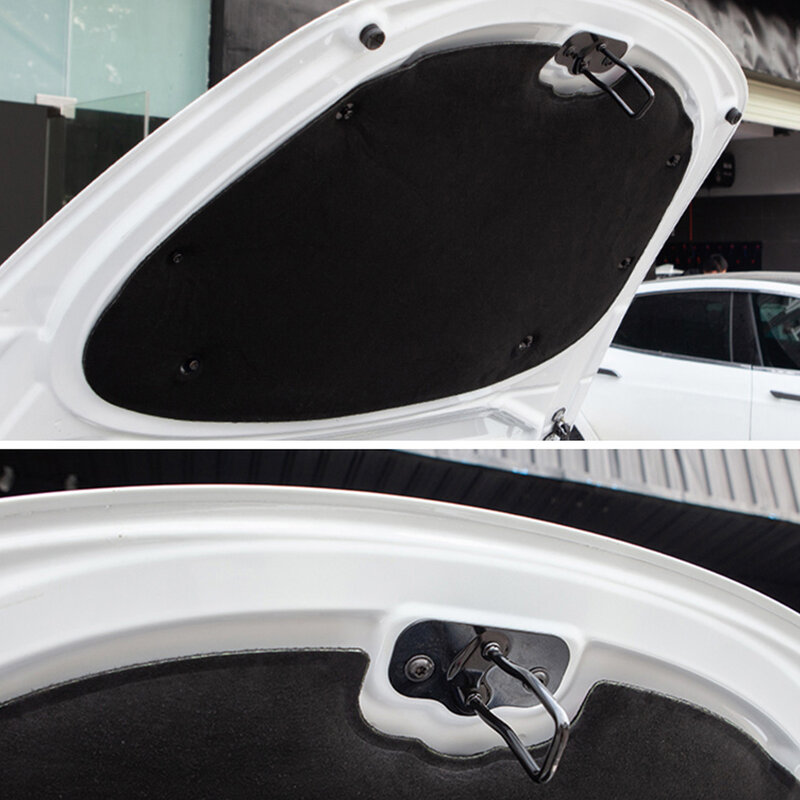 Alfombrilla de algodón insonorizada para capó de motor delantero, cubierta protectora amortiguadora, para Tesla modelo 3, 2018-2022