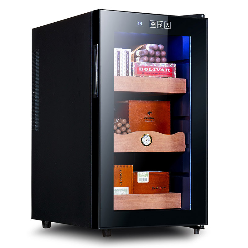 Caixa de charuto elétrica do refrigerador do armário 200-500 r dos casos do humidor do charuto do refrigerador do armário dos charutos do refrigerador