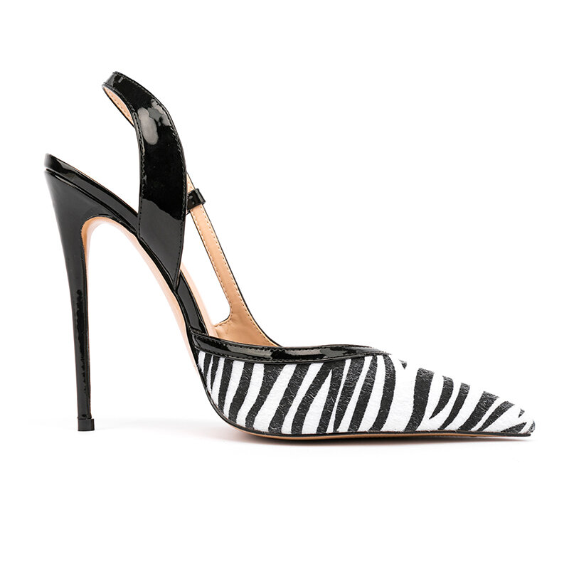 FANSAIDI แฟชั่นรองเท้าผู้หญิงฤดูร้อนใหม่ Elegant Mature เซ็กซี่ Consice รองเท้าส้นสูงรองเท้าส้นสูงชี้ Toe Slip บนรอ...