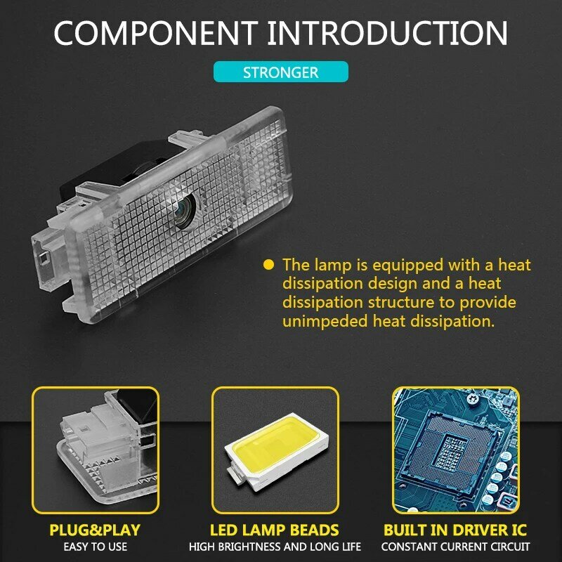 Led Emblem Lamps Car Door Light Luces Projector For Bmw E36 E46 E60 E70 E90 E92 F10 F20 F30 Car Goods Accessories