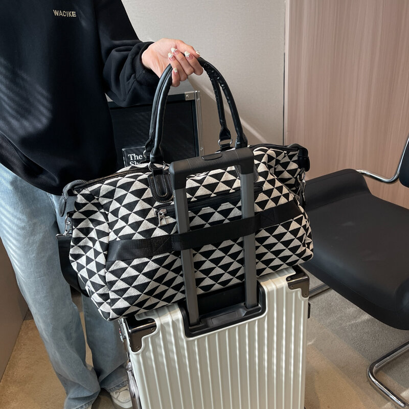 YILIAN Portable travel bag, large capacity, women's high-end fitness bag, travel waiting bag, short distance luggage bag