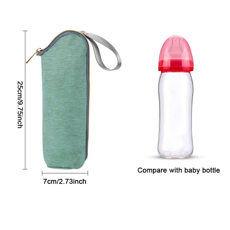 Bolsa de aislamiento portátil para botella de leche, bolsa térmica colgante para cochecito de bebé, Enfriador de fin de semana para exteriores, accesorios de bolso