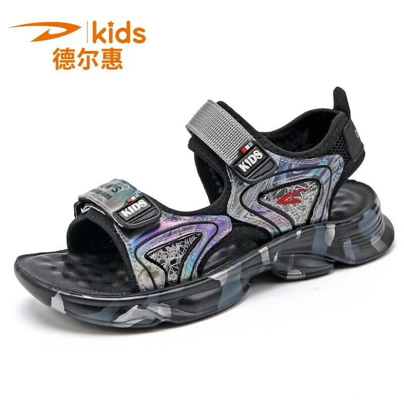 Verão crianças sandálias meninos respirável sandálias macio e confortável das crianças sapatos de praia ao ar livre crianças sandália leve