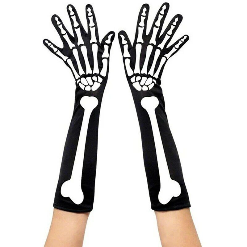 Halloween Nurse Theme Masquera Gothic 3D Hand Bone Skeleton Stockings Horror Party Women's Costumes Cosplay Skull Socks