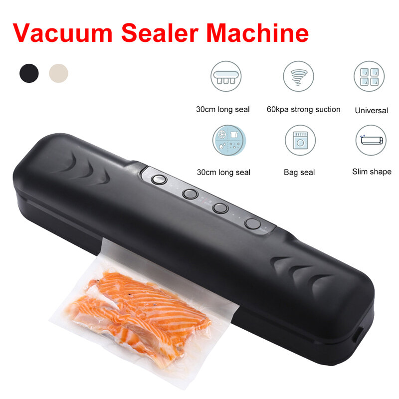 Elektrische Food Vacuum Sealer Automatische Voedsel Zakken Sealer Vochtig & Droog Voedsel Sluitmachine Met 10 Voedsel Saver Tassen Keuken levert
