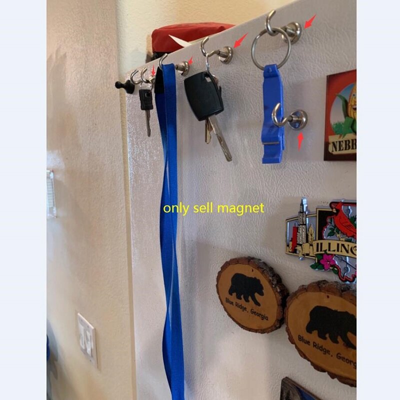 1-40 PCS Strong Magnet Hook For Kitchen Bedroom Bathroom Towels Robe Utensils Key Wall Hanger Magnetic Hooks Organization