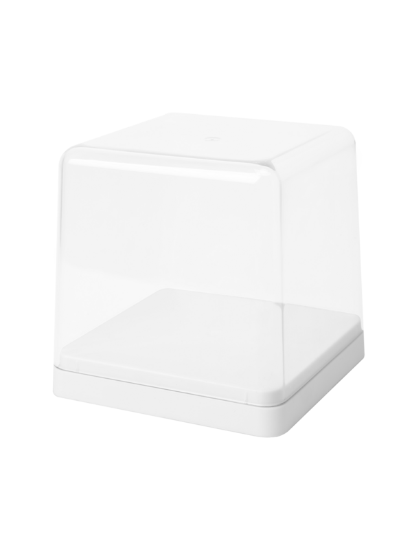 4.7นิ้ว Clear Storage กล่องสำหรับกล่องตาบอดชุดโรงรถอะคริลิคป้องกันฝุ่น Anti-Oxidation โปร่งใสกล่องเก็บตู้