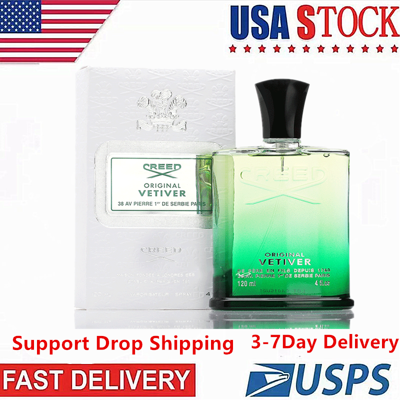 Vetiver-Perfumes originales para hombres, fragancia clásica Original, envío gratis a los EE. UU. En 3-7 días, Creed