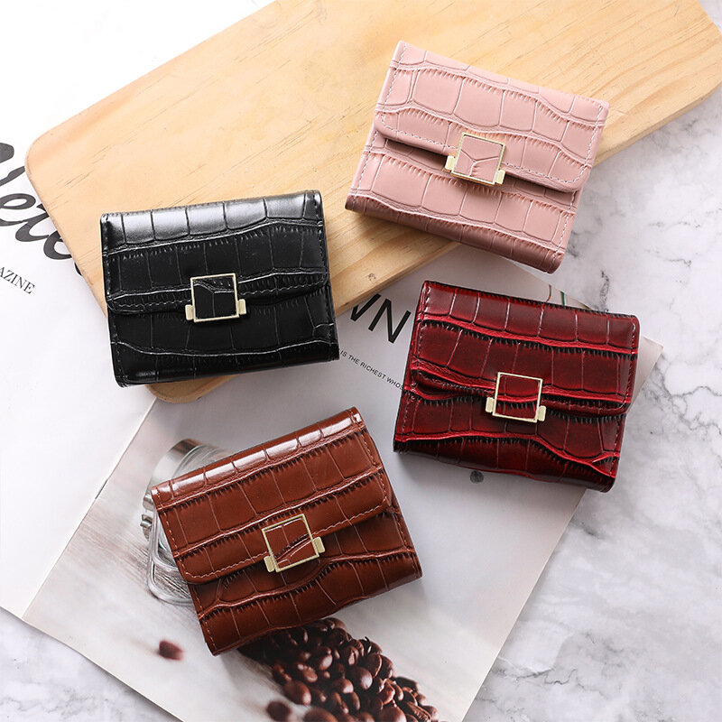 女性用の小さな3つ折り財布,新しいファッション,女性用の小さな財布,紙幣ホルダー,2022コレクション