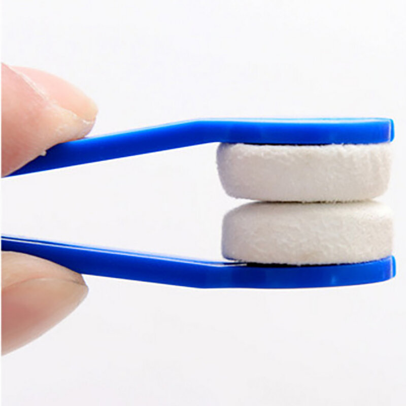 Mini occhiali multifunzione portatile Scrubbing Glasses Cleaner Double Sided microfibra Brush strumento per la pulizia degli occhiali