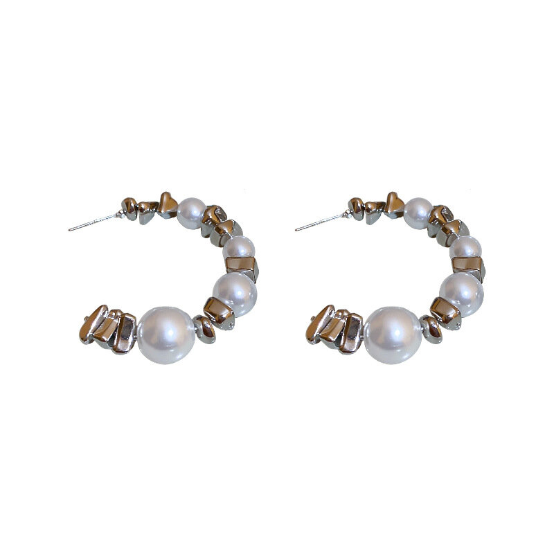 Bilandi S9225 needle Modern Jewelry Exaggerated Earrings 2022 New Trend Pearl Drop Earrings For Celebration Gifts