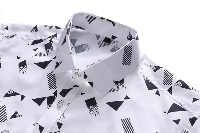 حجم 5XL 6XL 7XL الرجال قميص 2022 جديد وصول الصيف موضة طباعة عادية قصيرة الأكمام قمصان ماركة الملابس