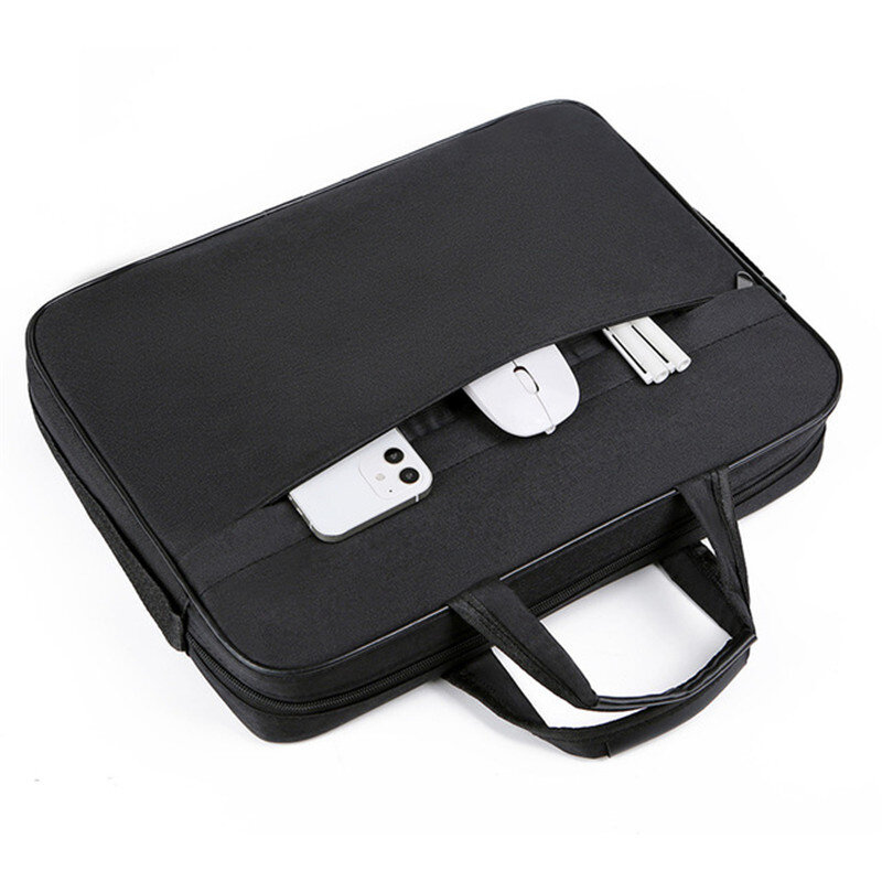 กระเป๋าแล็ปท็อปกันน้ำกระเป๋าโน๊ตบุ๊คผ้าอ๊อกซ์ฟอร์ดกระเป๋าถือกระเป๋าคอมพิวเตอร์สำหรับ14 15 15.6นิ้วกระเป๋าสะพายไหล่อากาศสำหรับ MacBook Pro