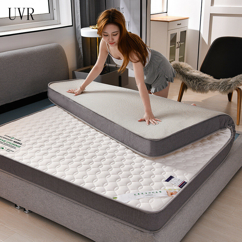 Uvr alta qualidade piso dormir esteira colchões respiráveis para cama hotel homestay dormitório estudante tatami almofada cama tamanho completo