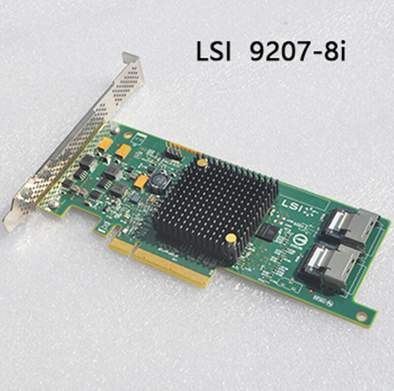 Kartu Pass Through Asli 6GB Qunhui Esxi RAID 0/1 Kartu Array LSI SAS 2008 2308 9211 9205 9207 9217-8i IT Mode 2308 Chip PC