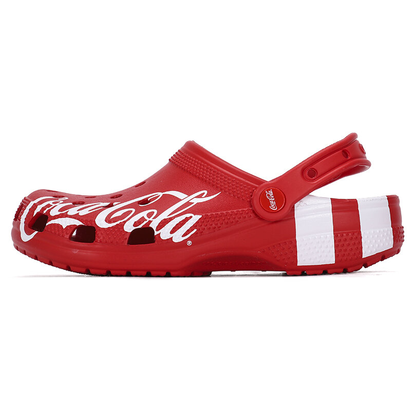 Fashion Mewah Coke C Gua Sepatu Pria dan Wanita Sepatu 2022 Baru Coca-Cola Pantai Sepatu Sandal Sandal Anak Sandal Keluarga