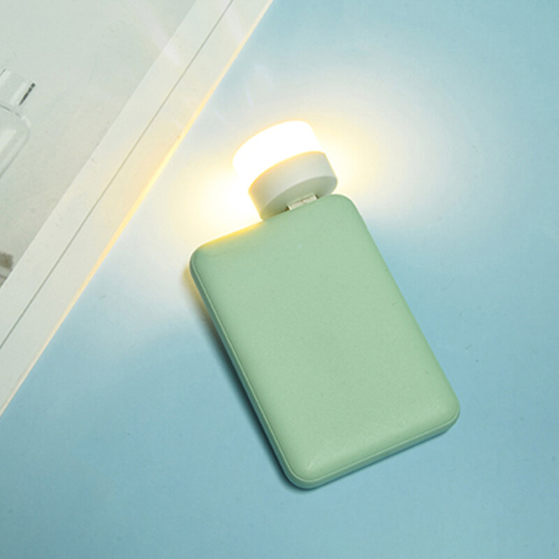Портативный светодиодный мини-светильник с USB-разъемом, лампа для компьютера и мобильного телефона с зарядкой, светильник для чтения с защи...