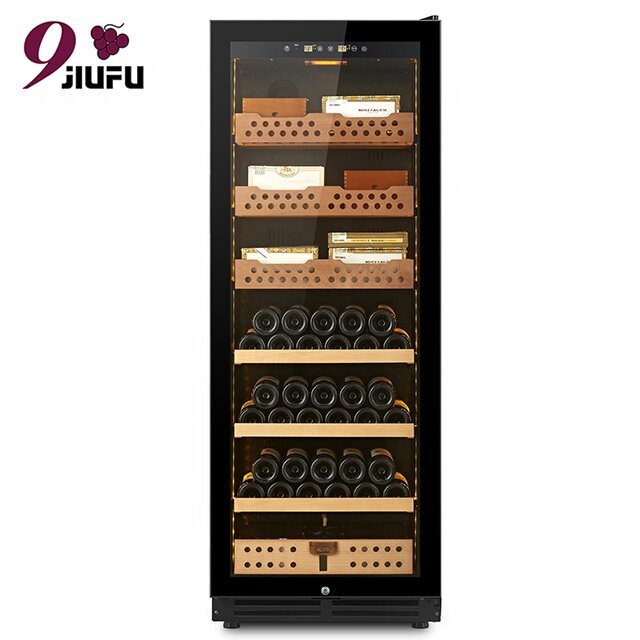 High-end Refrigerated Humidity Cigar Refrigerator Controlled Display Electric Cigar humidors