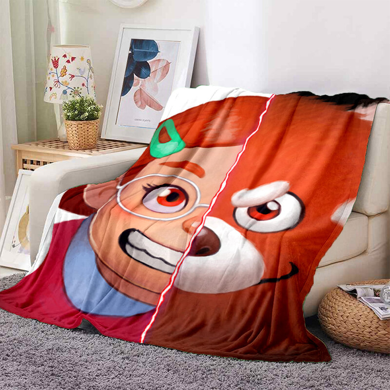 Hot Anime Lovely Truning Red Anime Modern Blanket Flannel Soft Plush Sofa Bed Throwing Blankets Gedruckt Bettdecke Geschenk