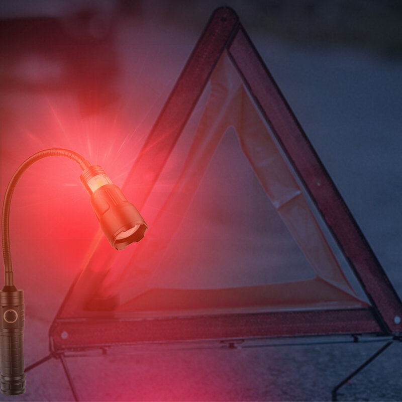 Lampe de poche Led XHP50.2 Super lumineuse, torche en alliage d'aluminium, étanche, Zoomable à 360 °, lanterne réglable pour 18650