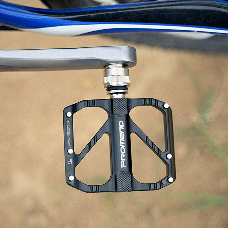 Pédales de vélo ultralégères antidérapantes à trois roulements, accessoires de vélo en alliage d'aluminium à dégagement rapide