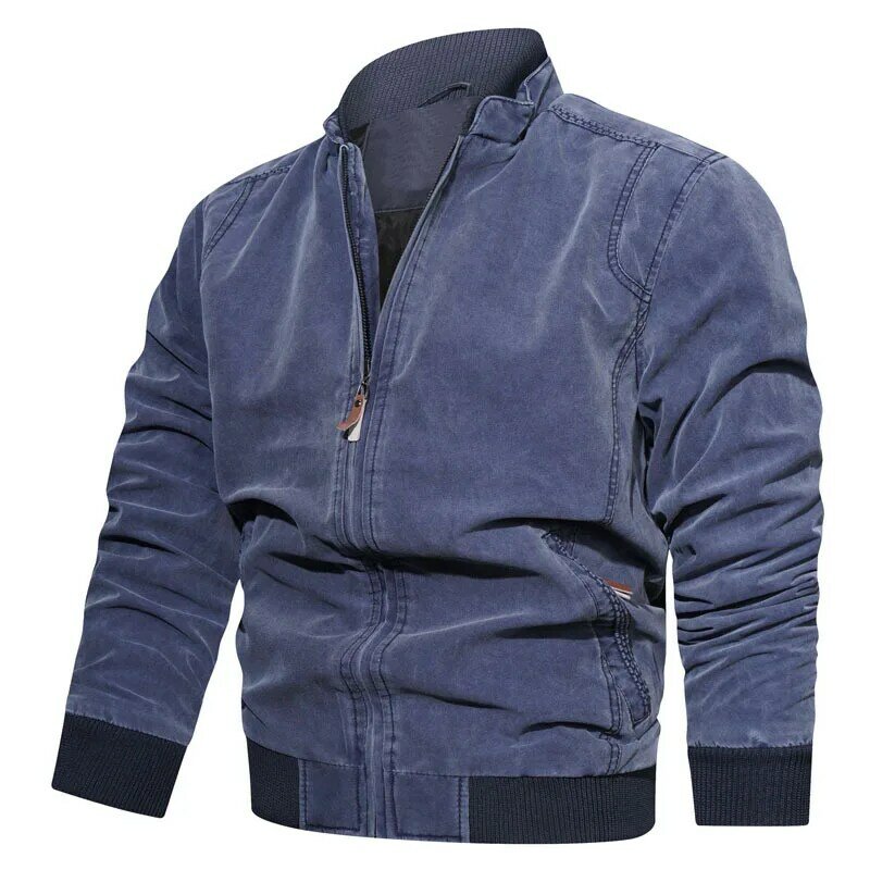 Ветровка мужская водонепроницаемая, повседневная куртка-бомбер, уличная приталенная, для покупок, весна-осень 2022