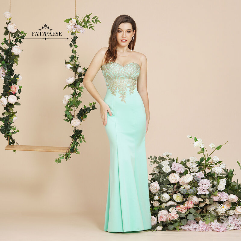 Barato Con applicaciones de Oro Sirena De azul real y lavanda Vestidos de dama de honor 2016 Vestido largo de fiesta de la boda robe de soiree
