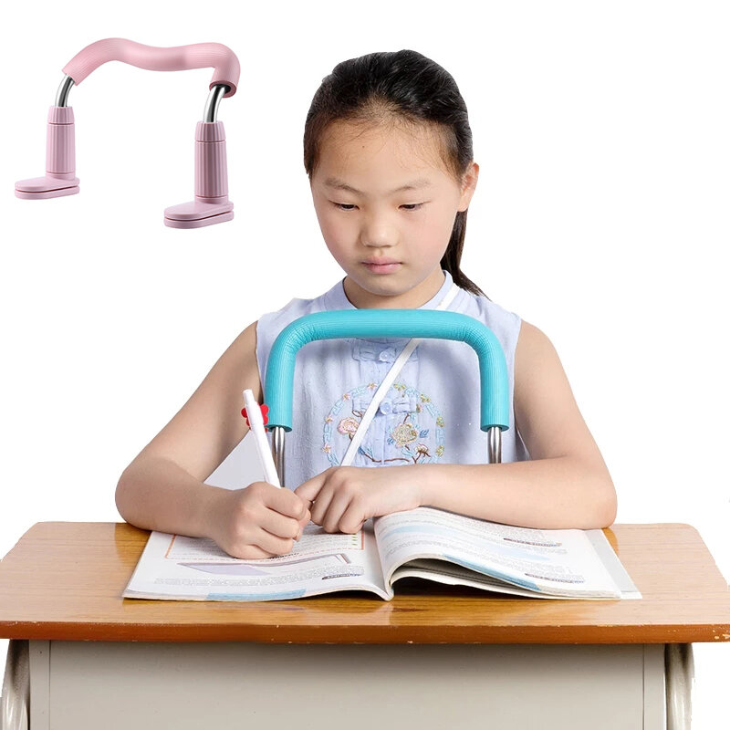 Corretor de postura sentado para crianças, manter a escrita correta, prevenir a miopia, protetor de visão ajustável, clavícula, costas da espinha