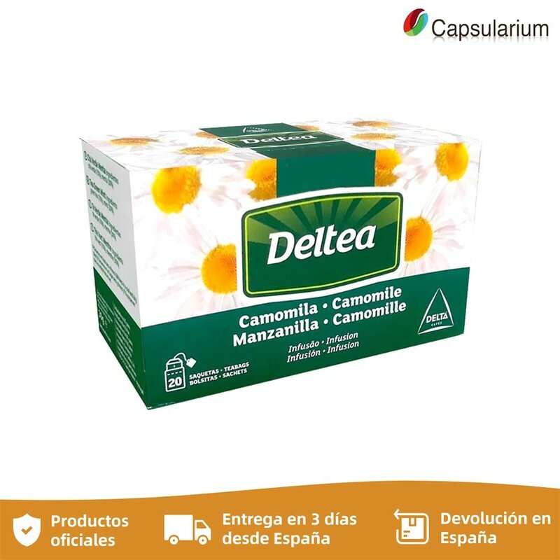 Infusion Camomila 20 sachets individuels Deltea