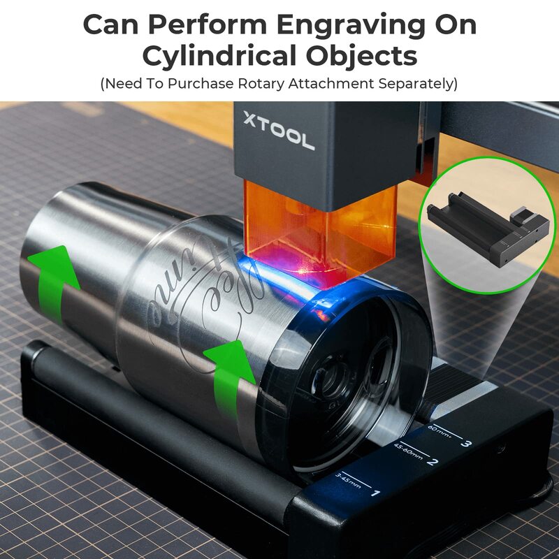 XTool D1 incisore Laser 5W/10W Laser Cutter macchina per incidere portatile Cortadora Laser Printer utensili da taglio per legno metallo