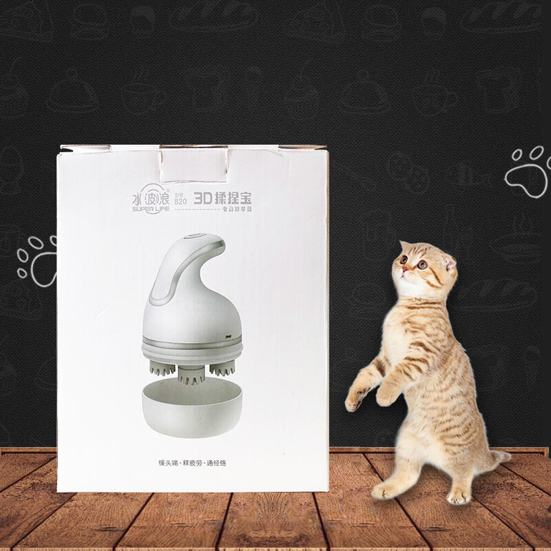 Masajeador eléctrico de cabeza de Mascota para gatos, equipo multifuncional de Garra Para el hogar, suministros para mascotas, accesorios