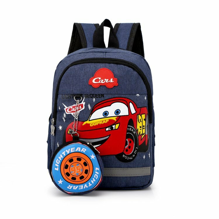 Disney  2022 New Captain America Spiderman Pattern Schoolbag Kindergarten Cute Backpack Boy Schoolbag Children's Schoolbag