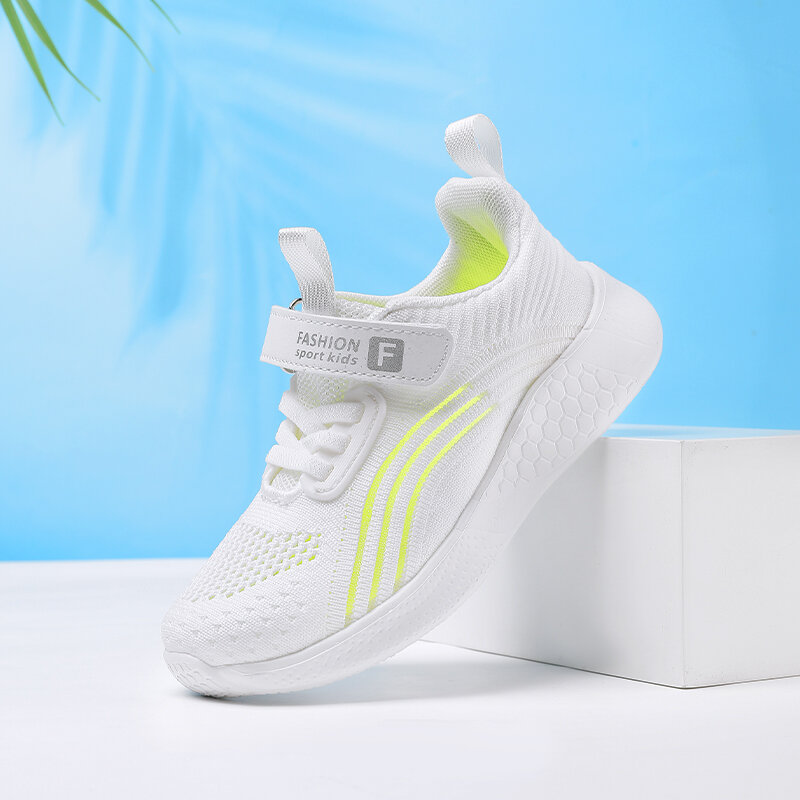 2022 Girls Casual Shoes Summer New Light Fashion Kids Tenis Girls Sneakers Flat Sports Non-slip Breathable Mesh Children Shoes