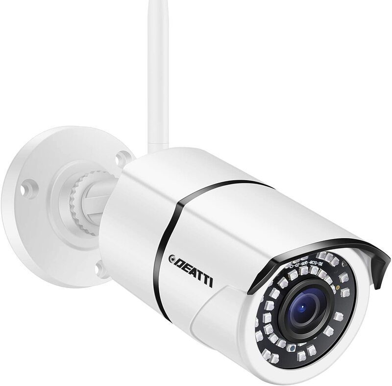 Deatti 3mp câmera de vigilância visão noturna cctv bala câmera só pode trabalhar com o deatti wlan 8ch hd 3mp nvr conjunto sem fio