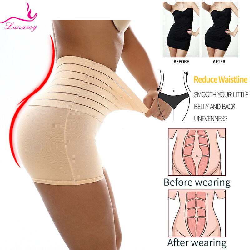 LAZAWG Women Postpartum body control shapewear Weight Loss Thong Shapers Waisr Trainer Slimming Underwear