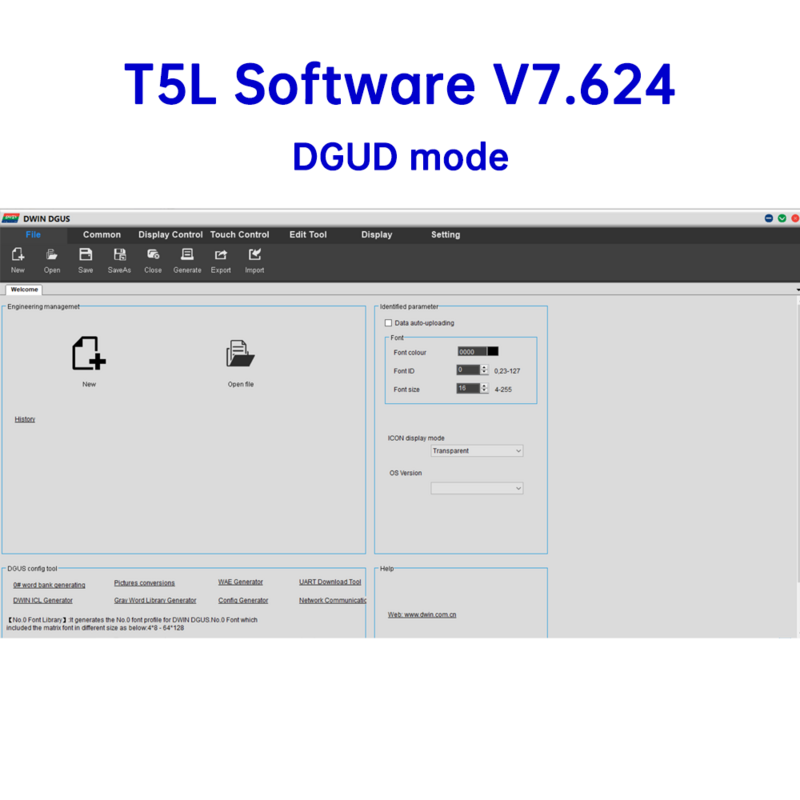 DWIN بالسعة عرض 7.0 بوصة TFT-LCD وحدة HMI شاشة تعمل باللمس T5L التجارية الصف عرض LCD CTP/RTP TTL /232 واجهة