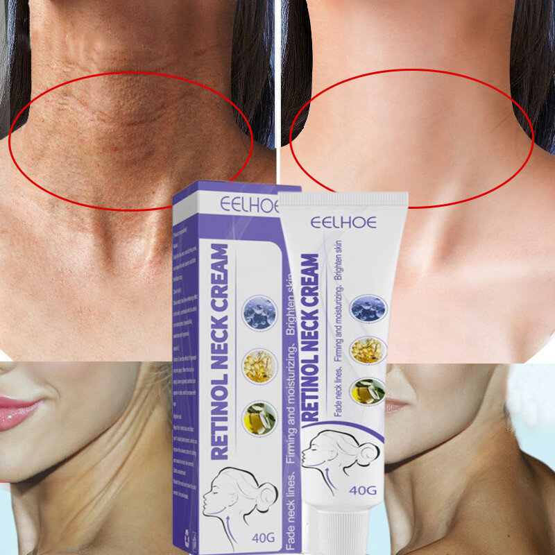Hals Straffende Falten-entferner Creme Verjüngung Straffende Haut Bleaching Feuchtigkeitsspendende Form Schönheit Hals Hautpflege Produkte 40G