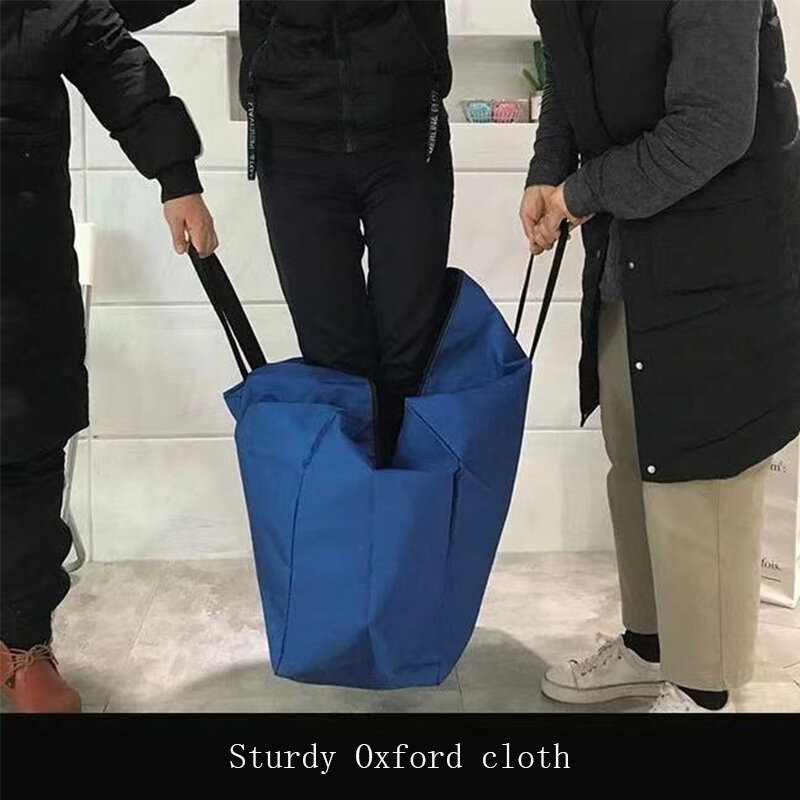 Unisex grande capacidade dobrável duffle saco de viagem sacos de armazenamento de roupas zíper oxford fim de semana saco fino portátil movente bagagem
